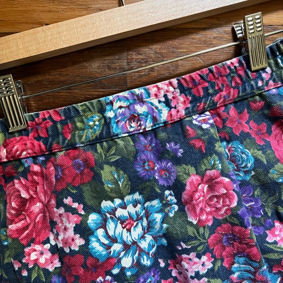 Vintage floral skirt. 100% cotton women’s size M/L - Picture 3 of 5